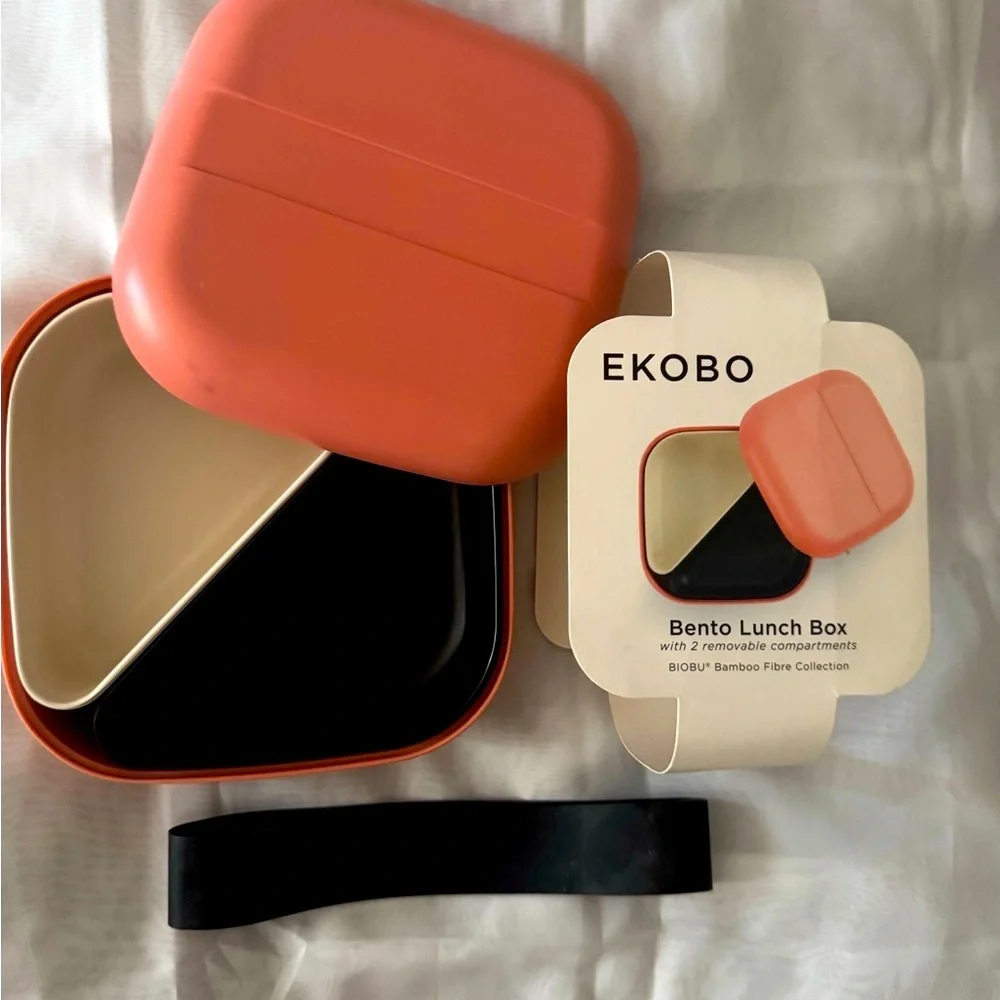 Ekobo Bento lunch Box - NWT - Say no to plastic & hello eco-friendly containers